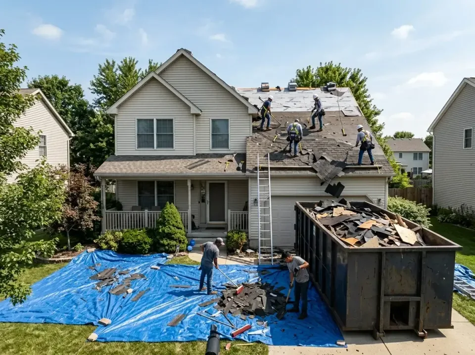 roof-replacement-debris-remova-004 — frequently asked questions, Cheapest Dumpster Rentals in Sugar Grove, IL
